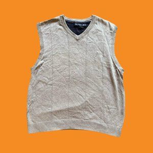 Nautica Grey Sweater Vest